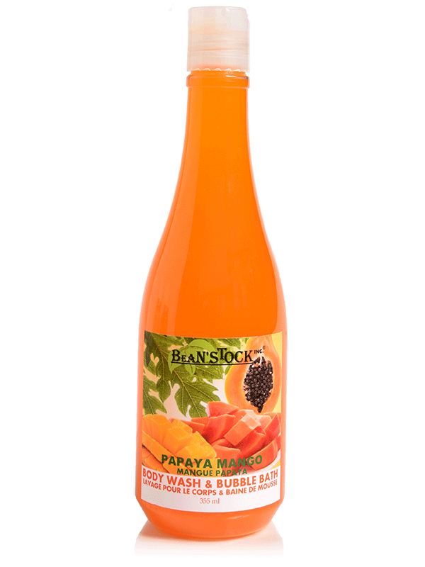 Papaya Mango Body Wash / Bubble Bath Combo