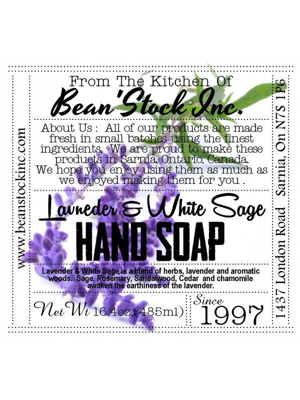 Lavender & White Sage Hand Soap